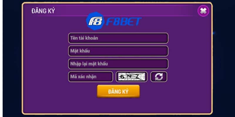 Hướng dẫn chi tiết đăng ký F8bet