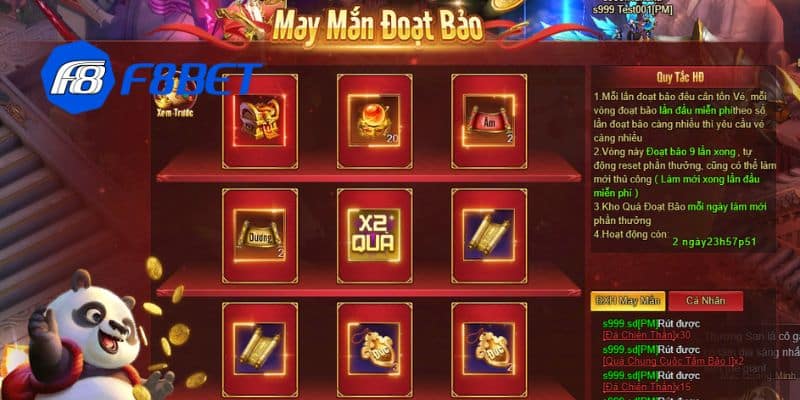 Một số lưu ý quan trọng khi tham gia chơi Đoạt bảo F8bet