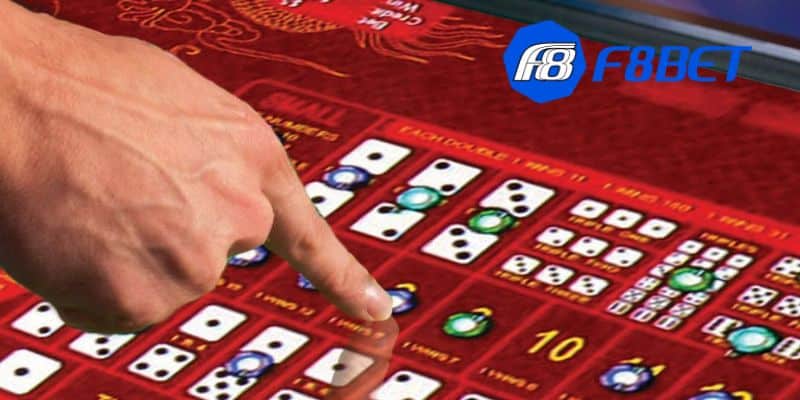 Các lựa chọn đặt cược trong Sicbo F8bet