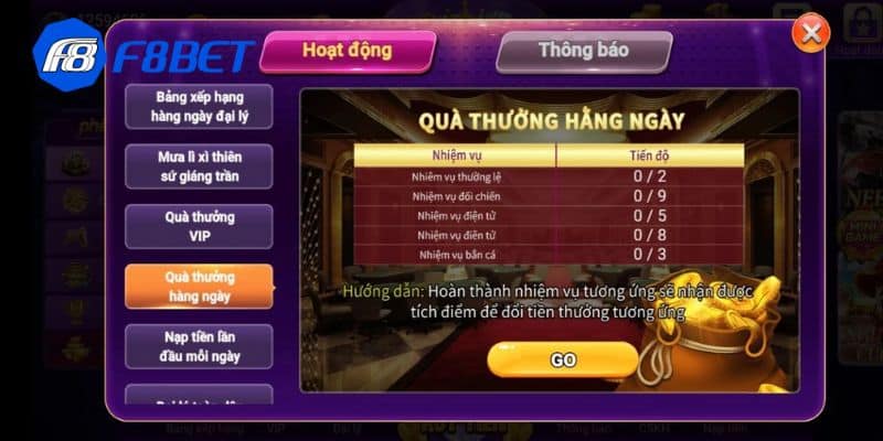 Hướng dẫn chi tiết cách chơi Đoạt bảo F8bet